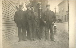 A group of men Postcard