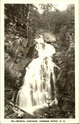 Crystal Cascades, Pinkham Notch Jackson, NH Postcard Postcard