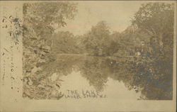 Scenic View of The Lake Laurel Springs, NJ Postcard Postcard