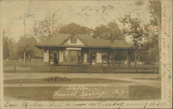 Railroad Station Postcard