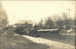 Ridley Park Depot Pennsylvania Postcard Postcard
