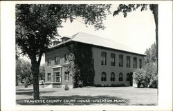 Traverse County Court House Postcard