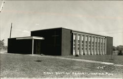 First Baptist Church Litchfield, MN Postcard Postcard