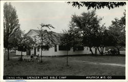 Dining Hall, Spencer Lake Bible Camp Postcard