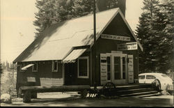 Post Office and Gift Shop Huntington Lake, CA Postcard Postcard