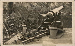 Heavy artillery emplacement Postcard