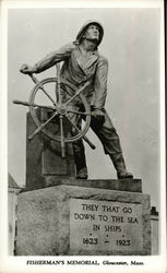 Fisherman's Memorial Postcard