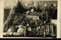 Fruit in Baskets for Sale Postcard