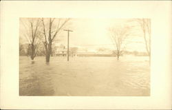 Great flood Hatfield, MA Postcard Postcard