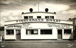 Fisherman's Wharf, Tradewinds Deep Sea Fishing, Ocean & Bay Cruises Newport, OR Postcard Postcard