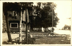 Hackmatack Inn on Mullet Lake Cheboygan, MI Postcard Postcard