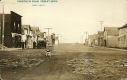 Greetings from Perley, Minn Postcard