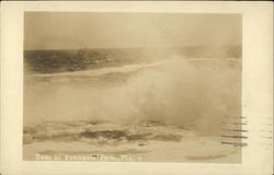 Surf at Pemaquid Point Postcard