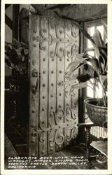 Door in Scotty's Castle Postcard