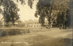 Chickering House Dedham, MA Postcard Postcard