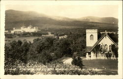 The Mt. Washington and Stickney Memorial Bretton Woods, NH Postcard Postcard