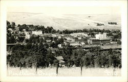 Bird's Eye View of Pendleton, Oregon Postcard