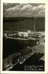 U.S. Coast Guard and Fish Houses Postcard