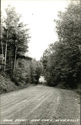 Road Scene Iron River, MI Postcard Postcard