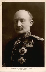 General Sir Robert Baden Powell, The Chief Scout Boy Scouts Postcard Postcard
