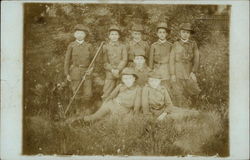 Group of German Scouts Boy Scouts Postcard Postcard