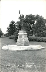 Statue of Liberty Boy Scouts of America David City, NE Postcard Postcard