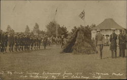 Boy Scout display Salisbury, England Wiltshire Postcard Postcard