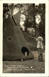 Racine Scout Camp on Pleasant Lake Elkhorn, WI Postcard Postcard