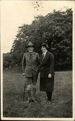 Baden-Powell and Wife Postcard