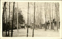 Boy Scout Camp at the Lake Postcard