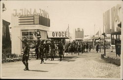 Boy Scouts in Parade Postcard