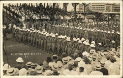 Filipino Boy Scouts Manila, Philippines Southeast Asia Postcard Postcard
