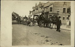 Boy Scouts in Funeral Procession  Postcard
