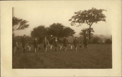 Boy Scouts Carrying Water in Buckets Postcard