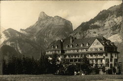 Hotel Victoria Kandersteg, Switzerland Postcard 