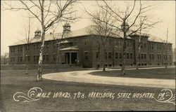 Male Wards, 7 & 8. Harrisburg State Hospital Postcard