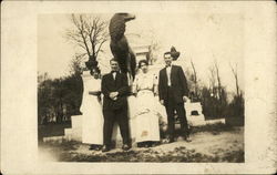 Reservoir Park - Elks Monument Postcard