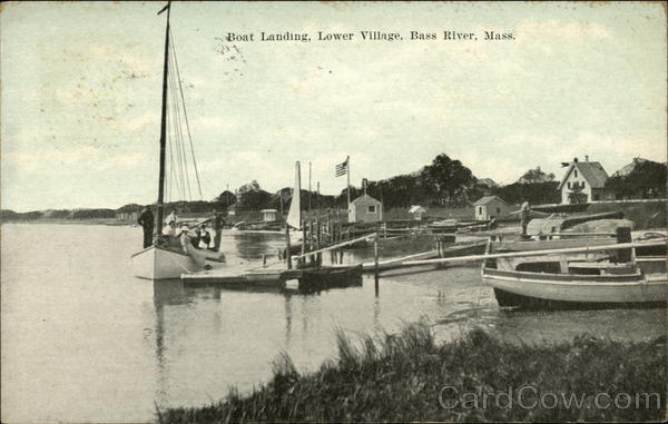 Boat Landing, Lower Village Bass River Massachusetts