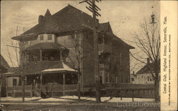 Central Club , Highland Avenue Somerville Massachusetts