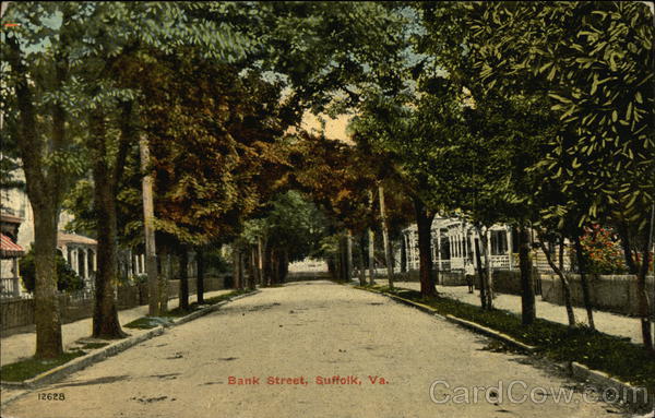 Residential View of Bank Street Suffolk Virginia