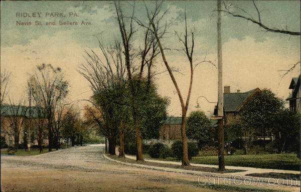 Nevin Street and Sellers Avenue Ridley Park Pennsylvania