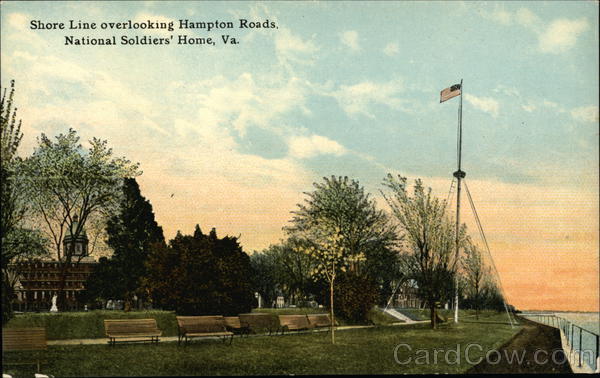 Shoreline Overlooking National Soldiers' Home Hampton Roads Virginia