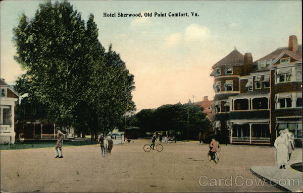 Street View of Hotel Sherwood Old Point Comfort Virginia