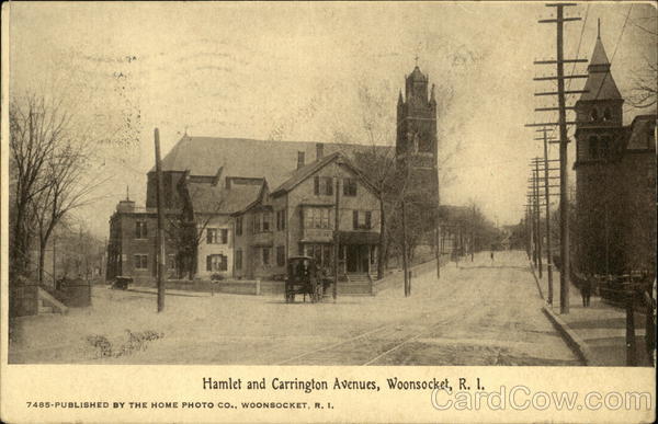 Hamlet and Carrington Avenues Woonsocket Rhode Island