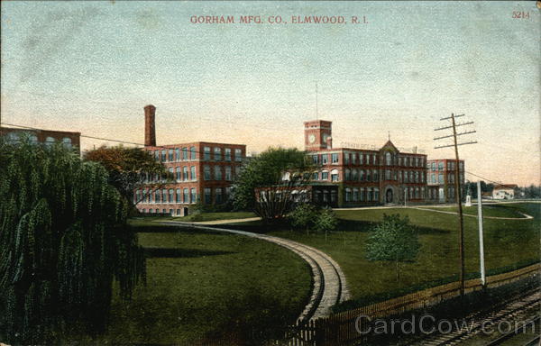 Gorham Manufacturing Co. Elmwood Rhode Island
