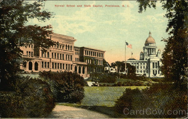 Normal School and State Capitol Providence Rhode Island
