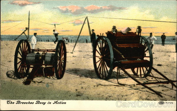 The Breeches Buoy in Action Boats, Ships