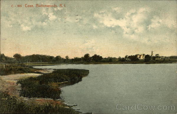 Water View of the Cove Buttonwoods Rhode Island