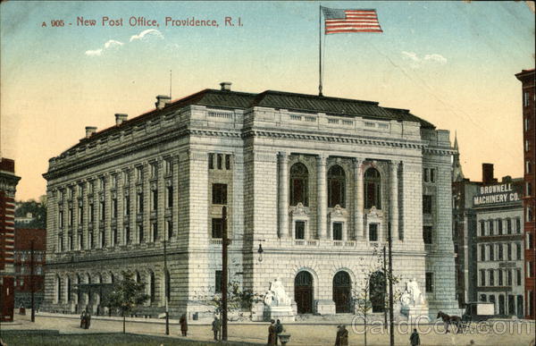 New Post Office Providence Rhode Island