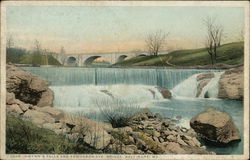 Gwynn's Falls and Edmonson Ave Bridge Baltimore, MD Postcard Postcard